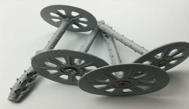 保溫釘由三部分構(gòu)成主要用于外墻保溫系統(tǒng)